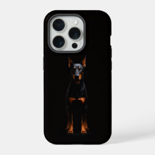 Schwarzes 4 Luxe iPhone 15 Pro Mate, Guardian Dobe Hülle