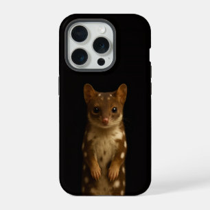 Schwarzes 4 Luxe iPhone 15 Pro Mate Sweet Quoll Hülle