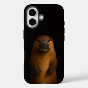 Schwarzes 4 Luxe iPhone 16 Mate, Elegantes Schnabe Hülle
