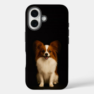 Schwarzes 4 Luxe iPhone 16 Mate, Verfeinerter Papi Hülle