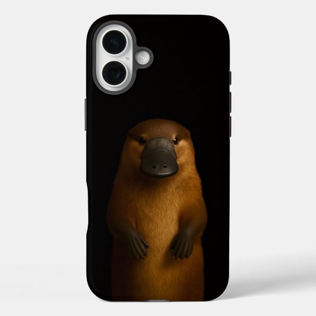 Schwarzes 4 Luxe iPhone 16 Plus, Elegantes Schnabe Plus Hülle (Rückseite)