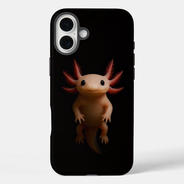 Schwarzes 4 Luxe iPhone 16 Plus, Mexikanischer Axo Plus Hülle (Rückseite)