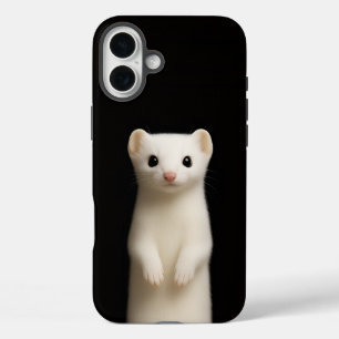 Schwarzes 4 Luxe iPhone 16 Plus, stilvolles Hermel Plus Hülle