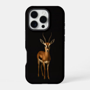 Schwarzes 4 Luxe iPhone 16 Pro, Elegante Gazella Pro Hülle