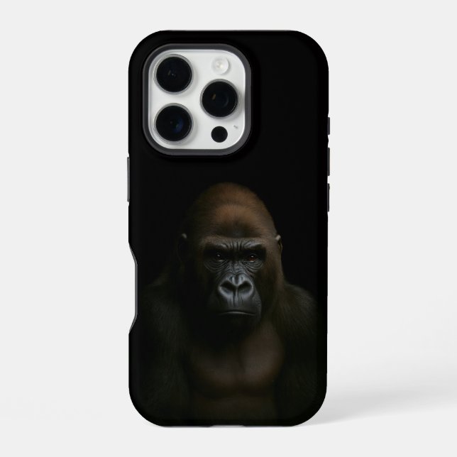 Schwarzes 4 Luxe iPhone 16 Pro, Gorilla Pro Hülle (Rückseite)