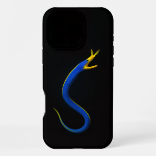 Schwarzes 4 Luxe iPhone 16 Pro Max, Blauer Band-Aa Max Hülle