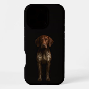 Schwarzes 4 Luxe iPhone 16 Pro Max, Deutscher Poin Max Hülle