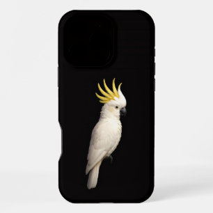 Schwarzes 4 Luxe iPhone 16 Pro Max , Hauben-Kakadu Hülle