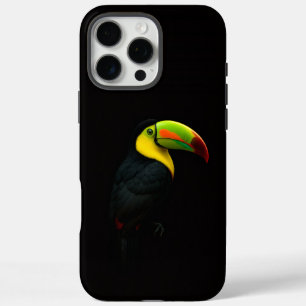 Schwarzes 4 Luxe iPhone 16 Pro Max , Keil-Schnabel Hülle