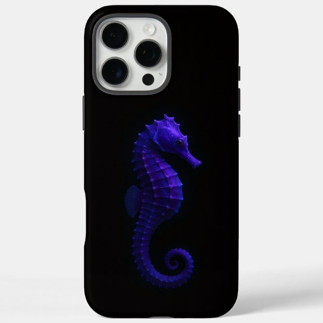 Schwarzes 4 Luxe iPhone 16 Pro Max , Violetter See Hülle (Rückseite)