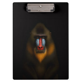 Schwarzes 4 Luxe Klemmbrett, Mandrill-Affe Klemmbrett