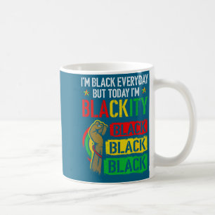 Schwarzes afrikanisches Schwarzpower-Junteenth-Sch Kaffeetasse