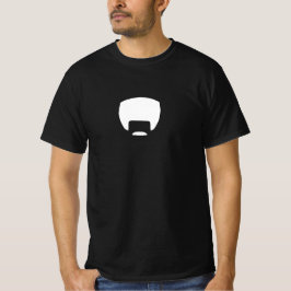Schwarzes Afro-Stache-T-Shirt T-Shirt