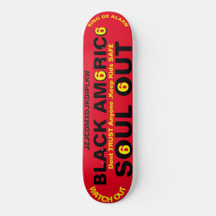 SCHWARZES AMERIKA-SOUL - Skateboard