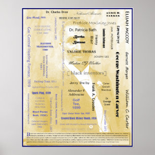 Schwarzes amerikanisches Erfinder-Plakat I Poster