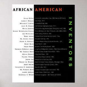 Schwarzes amerikanisches Erfinder-Plakat II Poster