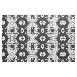 Schwarzes Amoeba-Monster-Gewebe Stoff
