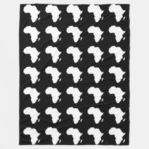 Schwarzes Audacious Africa Fleecedecke