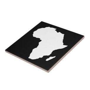 Schwarzes Audacious Africa Fliese