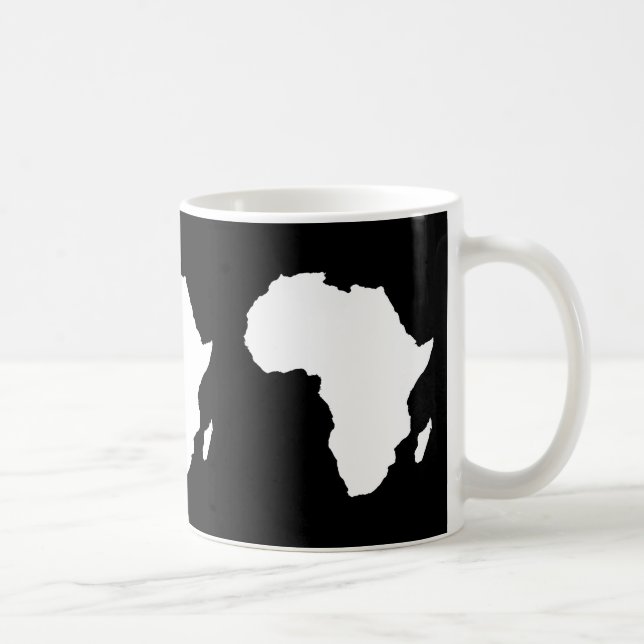 Schwarzes Audacious Africa Kaffeetasse (Rechts)