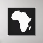 Schwarzes Audacious Africa Leinwanddruck<br><div class="desc">Afrika kartografiert Kontur in Weiß mit Kontrastfarben in Emporio Moffas "Safari"-Palette,  inspiriert durch die wagemutige Abenteuerlust und Wildnis des Kontinents.</div>