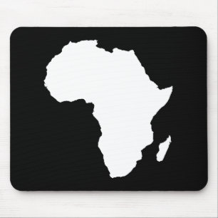 Schwarzes Audacious Africa Mousepad