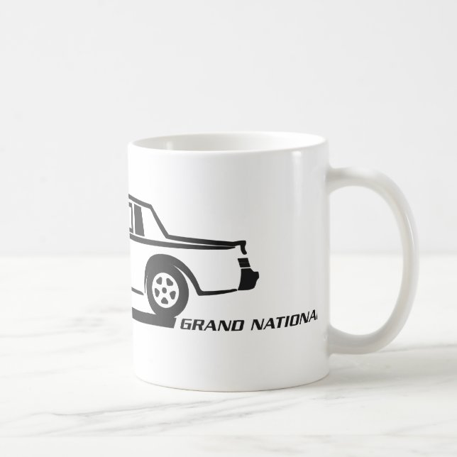 Schwarzes Auto Buicks Grand National Kaffeetasse (Rechts)