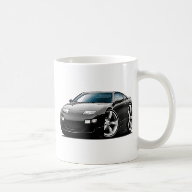 Schwarzes Auto Nissans 300ZX Kaffeetasse (Rechts)