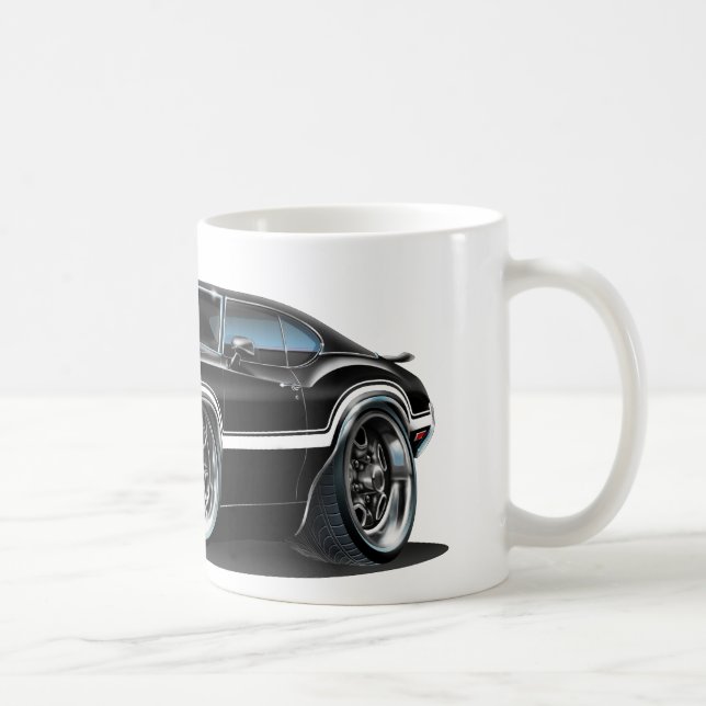 Schwarzes Auto Olds Macheten-442 Kaffeetasse (Rechts)