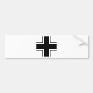 Schwarzes Balkan-Kreuz von Luftwaffe Autoaufkleber