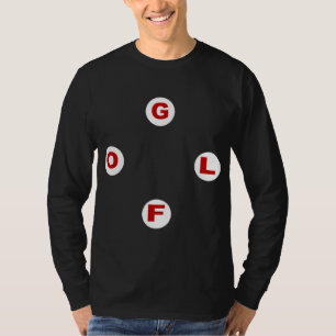 Schwarzes Basisches T-Shirt