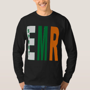 Schwarzes basisches T-Shirt EMILIA ROMAGNA