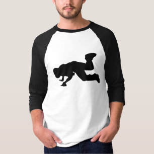 Schwarzes BBOY Pose 2 T-Shirt