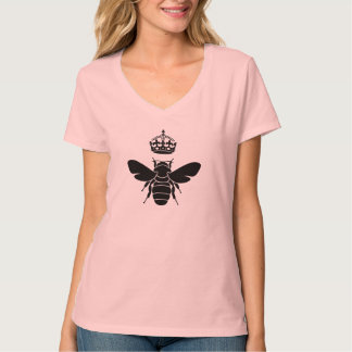 Schwarzes Bienenkönigin-Logo… sind Sie eine T-Shirt