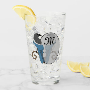 Schwarzes Billardmagazin Glas
