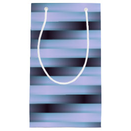 Schwarzes Blau und Lila Weave Muster Kleine Geschenktüte