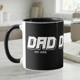 Schwarzes Bold Established New Dad-Geschenk Tasse