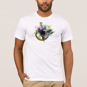 Schwarzes boxxed T-Shirt