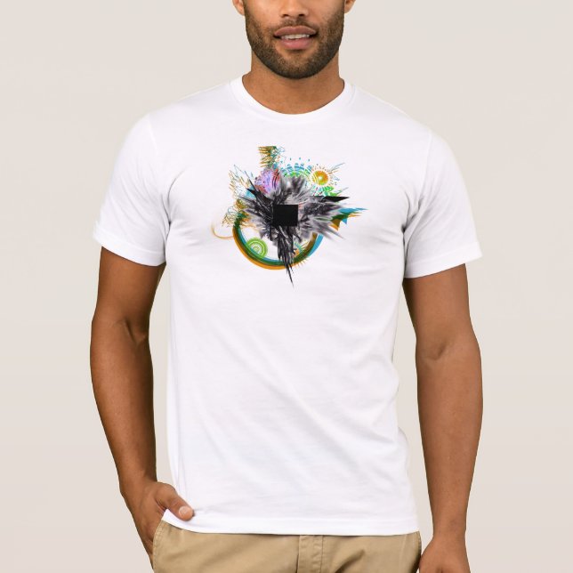 Schwarzes boxxed T-Shirt (Vorderseite)