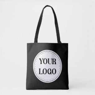 Schwarzes Branding-Logo Unternehmensgeschäftsfir Tasche