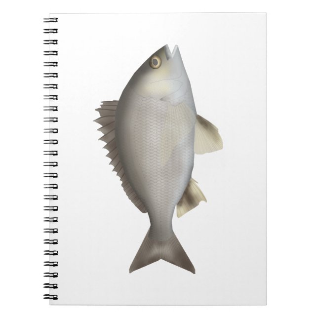 Schwarzes Bream Notizblock (Vorderseite)