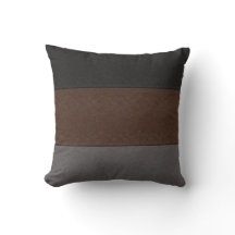 Schwarzes Brown und grauer lederner Blick
