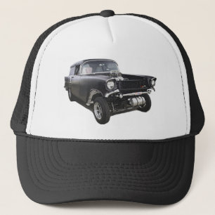 Schwarzes Chevy Limousinelieferungslastwagen Truckerkappe