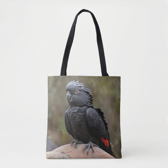 Schwarzes Cockatoo Tasche (Vorderseite)