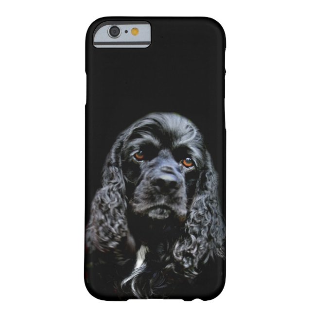 Schwarzes cocker spaniel stellen gegenüber Case-Mate iPhone hülle (Rückseite)