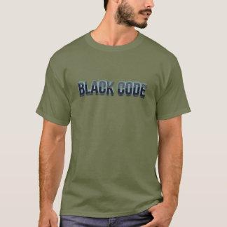 Schwarzes Code Dark Logo T-Shirt