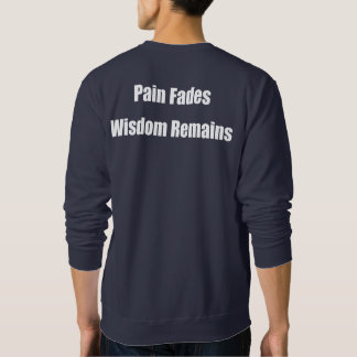 Schwarzes Crewneck-Sweatshirt für Männer mit inspi Sweatshirt