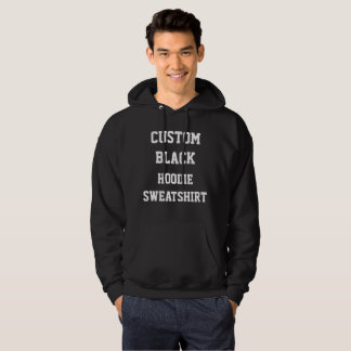 SCHWARZES der HOODIE-SWEATSHIRT der Hoodie