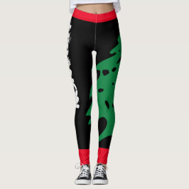 Schwarzes des Libanons Legging Leggings