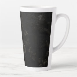 Schwarzes Design Milchtasse